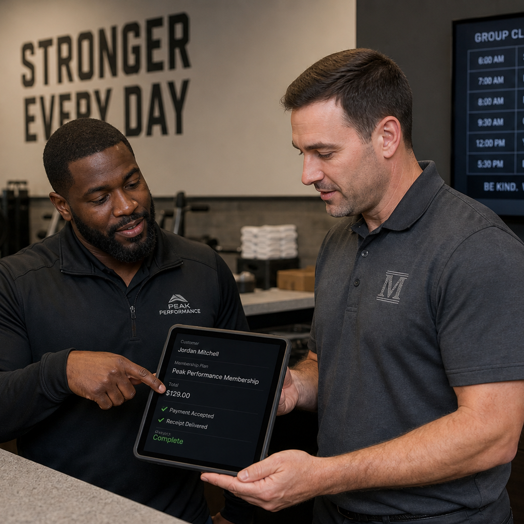 Membership and appointment payment conversation